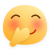 捂嘴笑